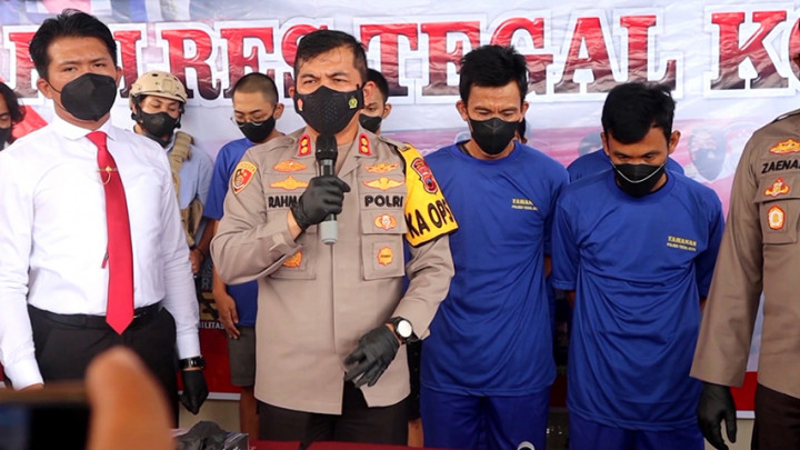 Polres Tegal Kota Ungkap Sindikat Perampokan Pecah Kaca Mobil Internasional