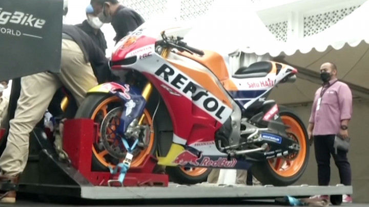 20 Motor Pembalap MotoGP Tiba di Istana Merdeka