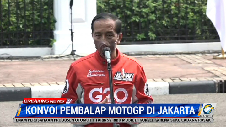 Jokowi Sebut Penjualan Tiket MotoGP Sudah Mencapai Target