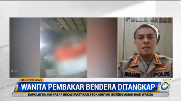 Wanita Pembakar Bendera Merah Putih Alami Gangguan Jiwa