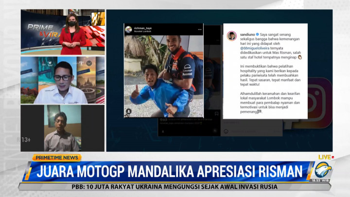 Juara MotoGP Mandalika Apresiasi Risman