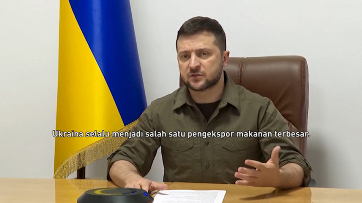 Presiden Ukraina Peringatkan Kemungkinan Krisis Pangan Dunia