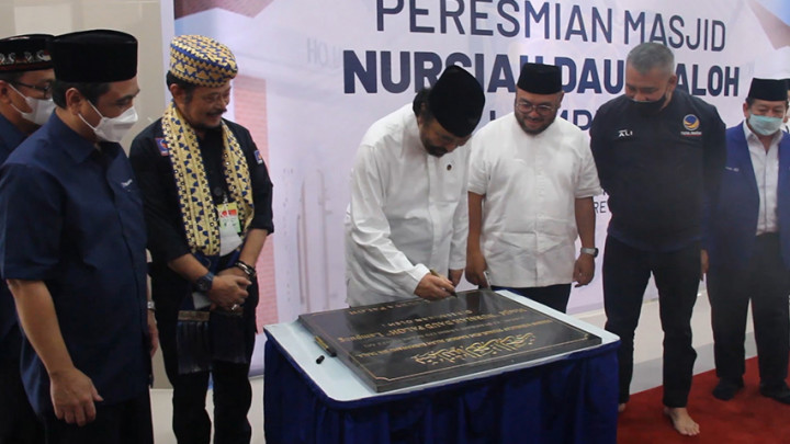 Warga Senang dengan Berdirinya Masjid Nursiah Daud Paloh