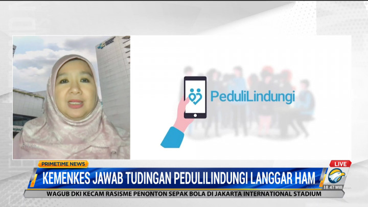 Kemenkes Jawab Tudingan AS soal Pedulilindungi Langgar HAM