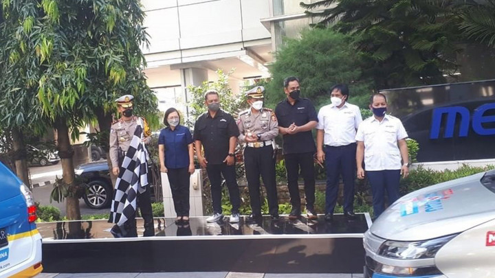 Pelepasan Tim Titik Pantau Mudik Lebaran 2022 Media Group Oleh Kakorlantas Polri