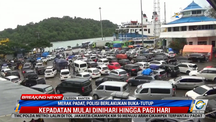 Situasi Terkini Arus Mudik 2022 di Pelabuhan Merak