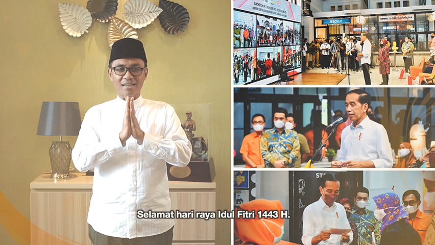 Dirut Pos Indonesia Ajak Umat Saling Memaafkan