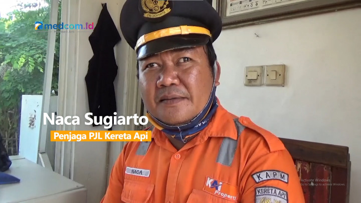 Demi Jaga Perlintasan Kereta, Naca Sugiarto 2 Tahun Tak Lebaran dengan Keluarga