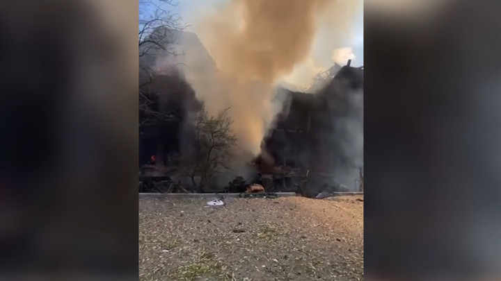 Sekolah Terbaik di Luhanks Hancur karena Serangan Rudal Rusia