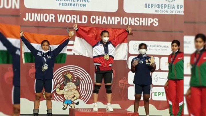 Luar Biasa! Windy Cantika Raih Medali Emas Kejuaraan Dunia Junior 2022