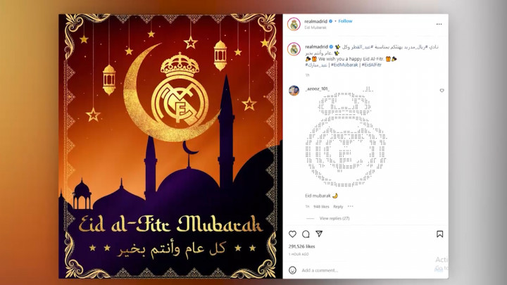 Sederet Klub Sepak Bola Eropa Ucapkan Selamat Hari Raya Idul Fitri 1443 H