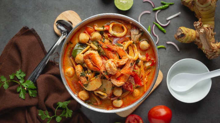 Begini Asal Usul Tomyam, Sup Seafood Populer di Thailand