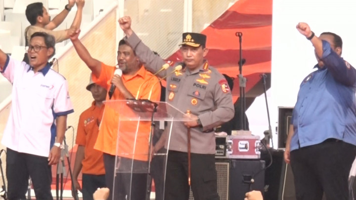 Apresiasi Buruh, Kapolri Hadiri Di May Day Fiesta 2022