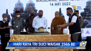 Bhakti Sosial Waisak 2566 BE/2022 di Borobudur, Walubi Bagikan 3 Ribu Paket Sembako