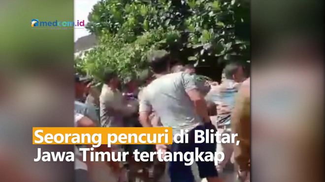 Terciduk oleh Warga, Pencuri Diamuk Warga