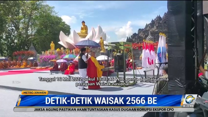 Waisak 2566 BE/2022: Peringatan Lahir, Penerangan dan Mangkat Sang Buddha