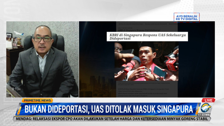 Ini Alasan UAS Ditolak Masuk Singapura
