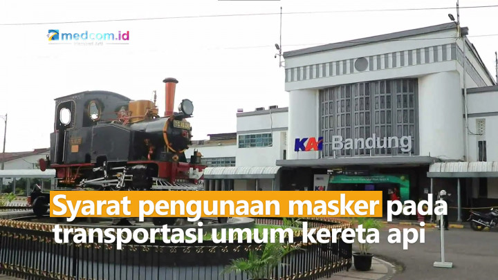 KAI Daop 2 Bandung Tetap Wajibkan Penumpang Pakai Masker