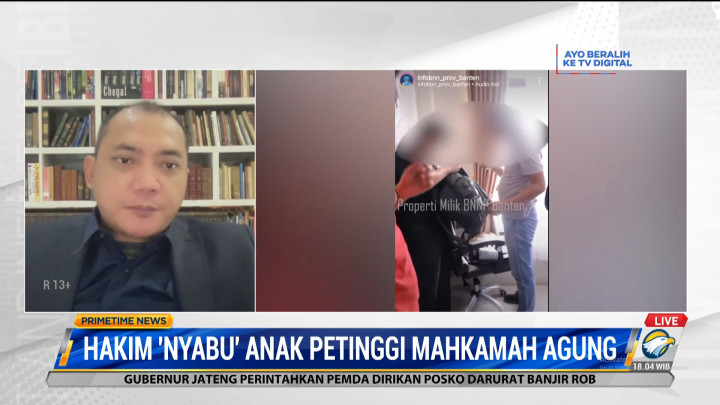 2 Hakim Tertangkap Pakai Sabu, Mahkamah Agung Diminta Bersikap Tegas