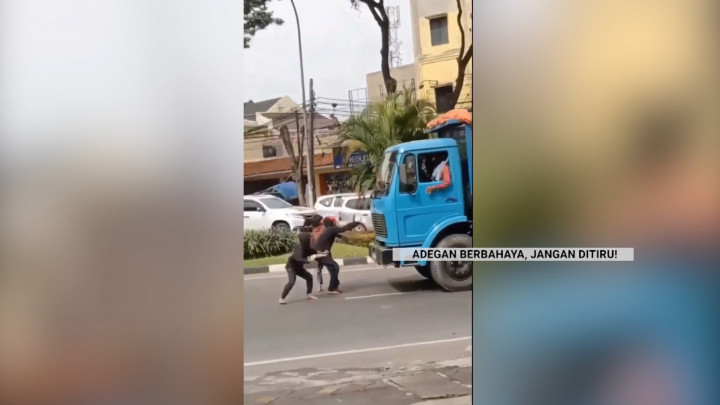 Demi Konten, Sekelompok Remaja di Karawaci Tabrakan Diri ke Truk