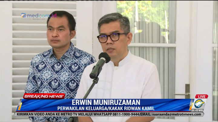 Usai Berbagai Upaya pencarian, Ridwan Kamil Ikhlas atas Kepergian Eril