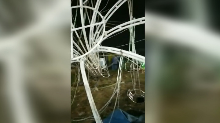 Wahana Ontang-anting di Semarang Roboh, Sejumlah Anak Terluka