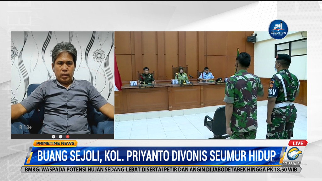Kolonel Priyanto Divonis Seumur Hidup, Keluarga Korban Merasa Lega