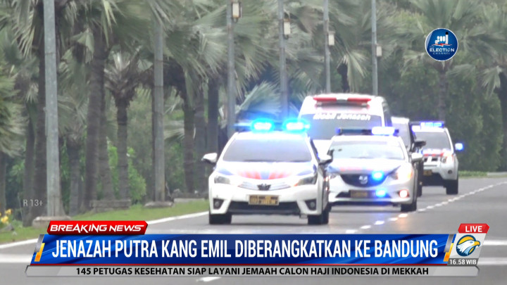 Jenazah Eril Diberangkatkan ke Bandung