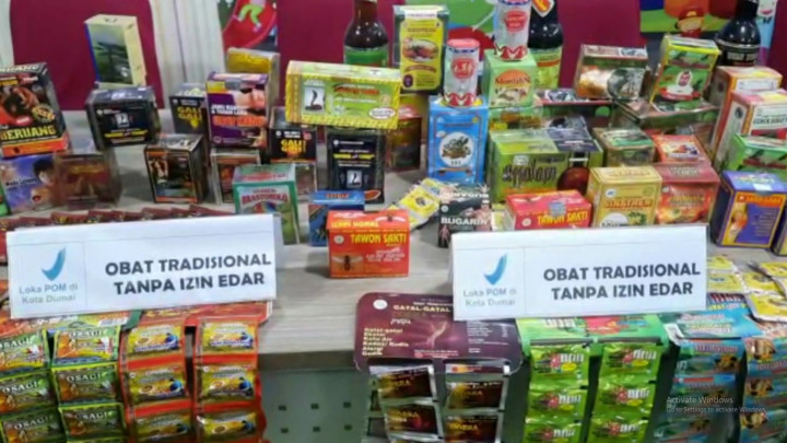 BBPOM Sita 74 Ribu Obat Tradisional ilegal di Pekanbaru