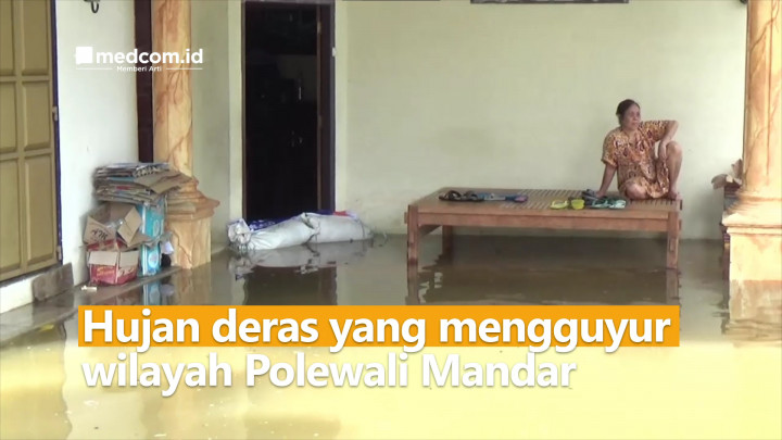 Banjir di Wilayah Polman, Sejumlah Barang Berharga Warga Tidak Selamat