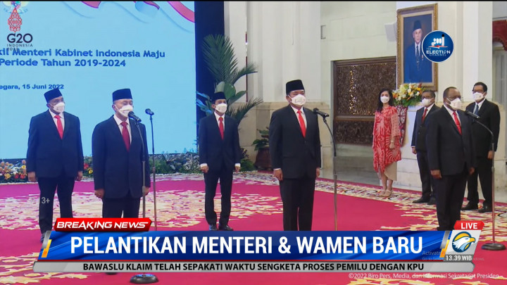 Reshuffle Kabinet, Jokowi Lantik 3 Wakil Menteri Baru