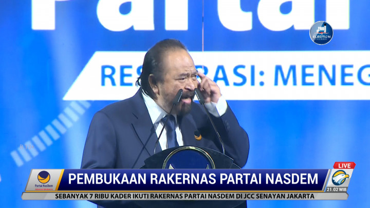 Melalui Rakernas, Surya Paloh Akan Pilih 3 Nama Capres Terbaik