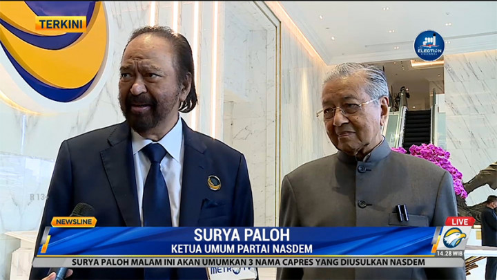 Surya Paloh Sebut Kedatangan Mahathir Mohamad Menambah Spirit Kader NasDem