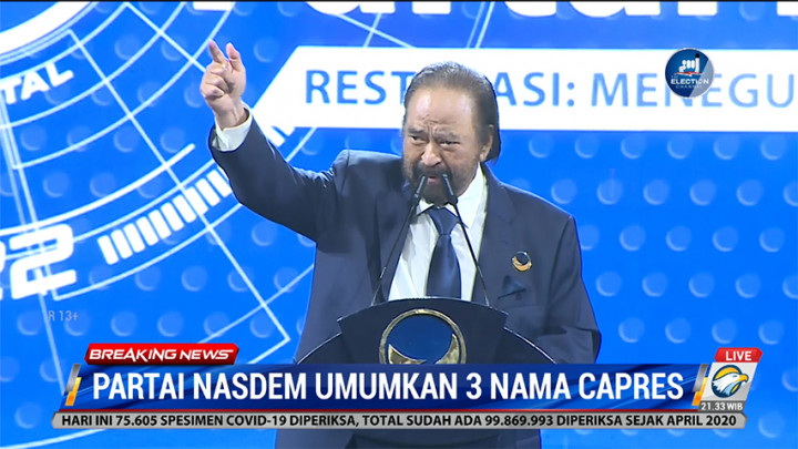 NasDem Disebut Partai 3 Persen, Surya Paloh: Saya Tidak Marah