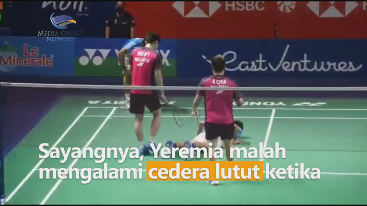 Alami Cedera Lutut, Ganda Putra Pramudya/Yeremia Gagal Maju Perempat  Final