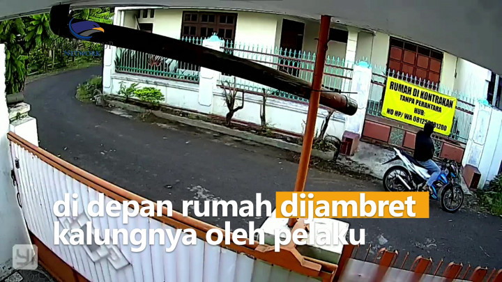 Detik-detik Penjambretan di Probolinggo