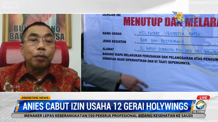 Anies Cabut Izin Usaha Gerai Holywings di Jakarta, Ini Kata Legislatif