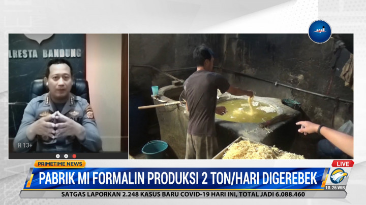 Terungkap, Pabrik Mi Berformalin di Bandung Sudah Beroperasi 4 Tahun