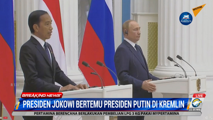 5 Poin yang Dibahas dalam Pertemuan Jokowi dan Putin