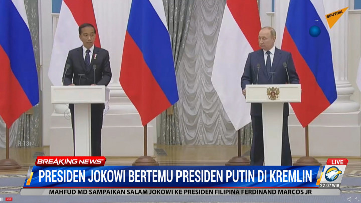 Indonesia Hanya Ingin Melihat Perang Rusia-Ukraina Segera Selesai