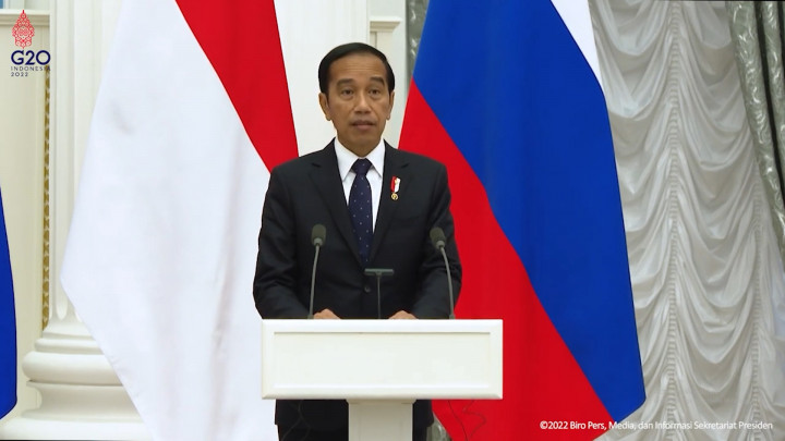 Jokowi: Rusia Jamin Pasokan Pangan dan Pupuk