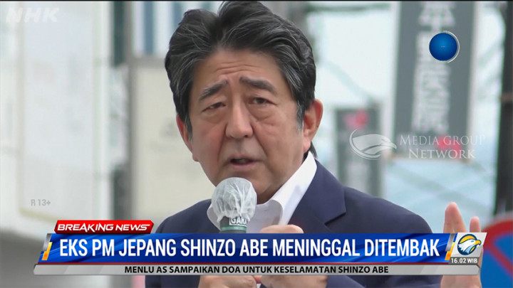 Eks PM Jepang Shinzo Abe Meninggal karena Ditembak