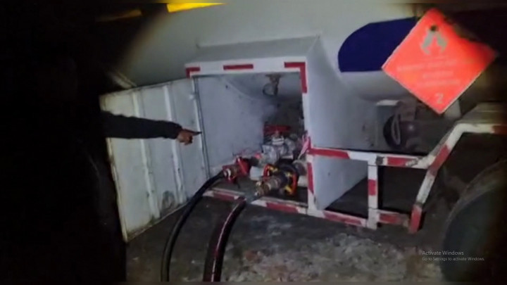 Ditreskrimsus Polda Jabar Gerebek Lokasi Penyimpanan Gas Elpiji di Subang