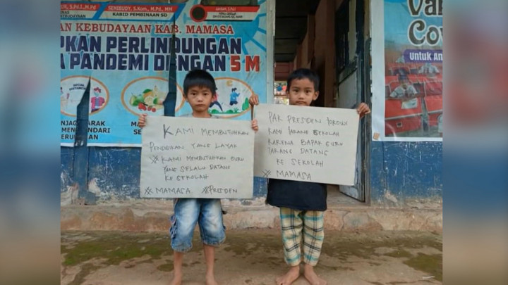 Gurunya Jarang ke Sekolah, Murid SD di Mamasa Ngadu ke Jokowi