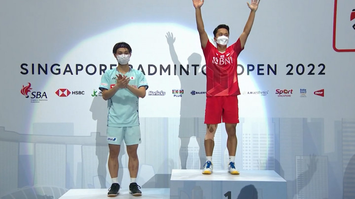 Borong 3 Gelar, Indonesia Jadi Juara Umum di Singapore Open 2022
