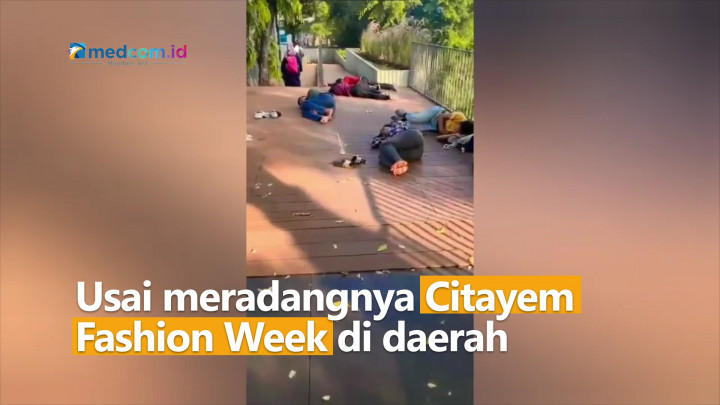 Viral! Usai Citayem Fashion Week, Banyak Remaja Tidur di Trotoar dan Atas Jembatan SCBD