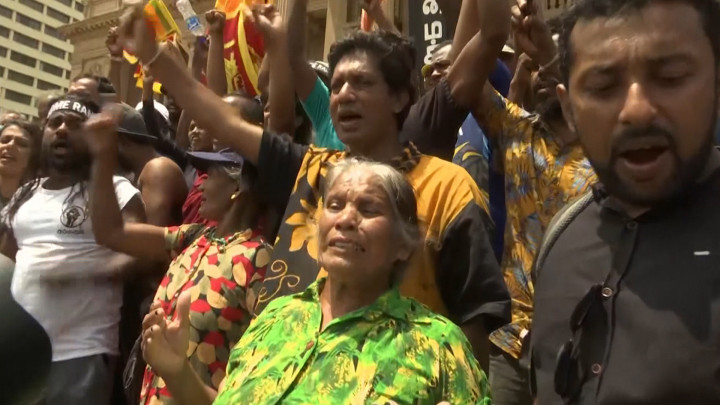 Warga Kecewa PM Sri Lanka Terpilih Jadi Presiden Baru