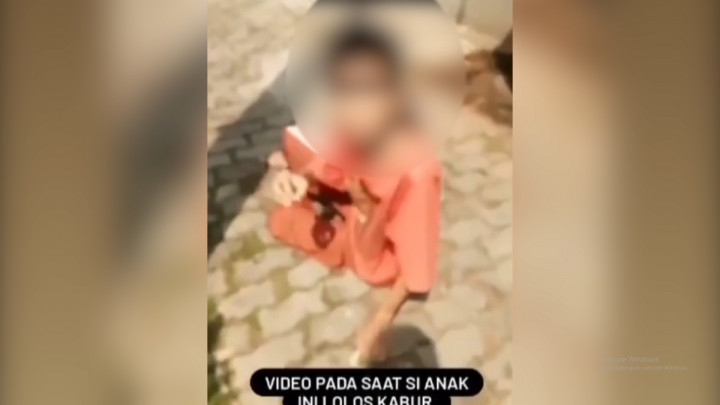 Viral! Seorang Anak di Bekasi Ditemukan dalam Kondisi Terikat Rantai
