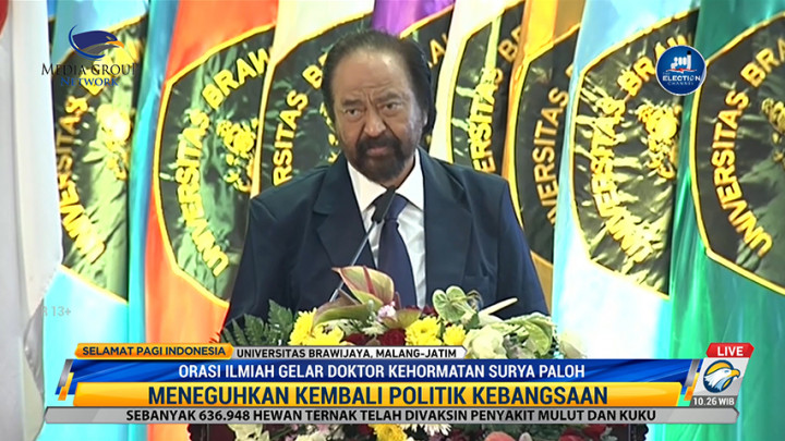 Surya Paloh Sebut Konvensi Buka Kesempatan Bagi Seluruh Kalangan Mencalonkan Diri Jadi Presiden