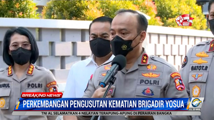 Timsus Dalami Hasil Uji Balistik Terkait Kasus Kematian Brigadir Yosua